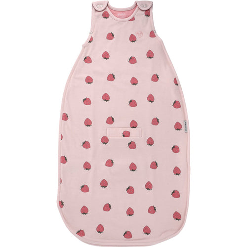4 Season Ultimate Baby Sleep Bag, Merino Wool & Organic Cotton, 2 Months - 2 Years, Strawberry
