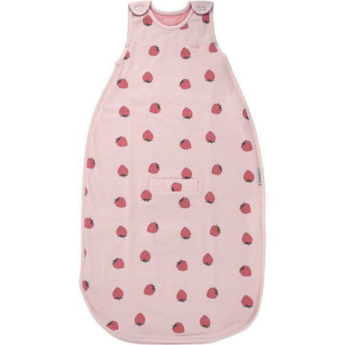 4 Season Ultimate Toddler Sleep Bag, Merino Wool & Organic Cotton, 2 - 4 Years, Strawberry