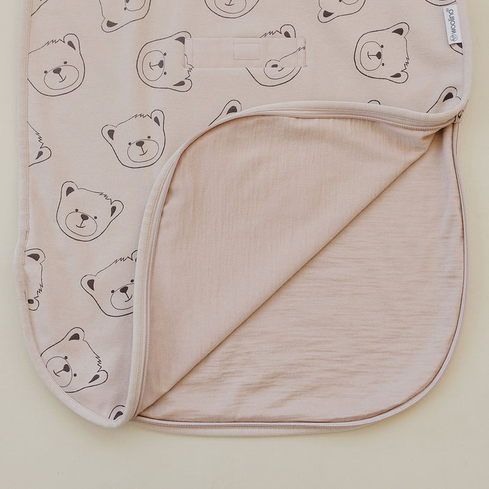 4 Season Ultimate Toddler Sleep Bag, Merino Wool & Organic Cotton, 2 - 4 Years, Teddy Bear