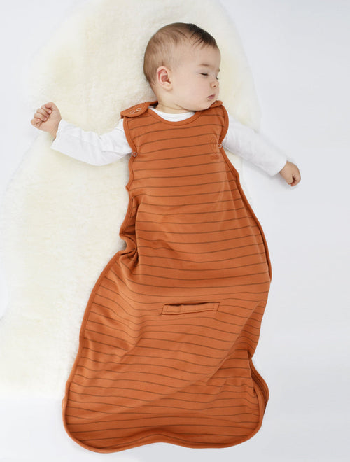 4 Season Ultimate Toddler Sleep Bag, Merino Wool & Organic Cotton, 2 - 4 Years, Terracotta