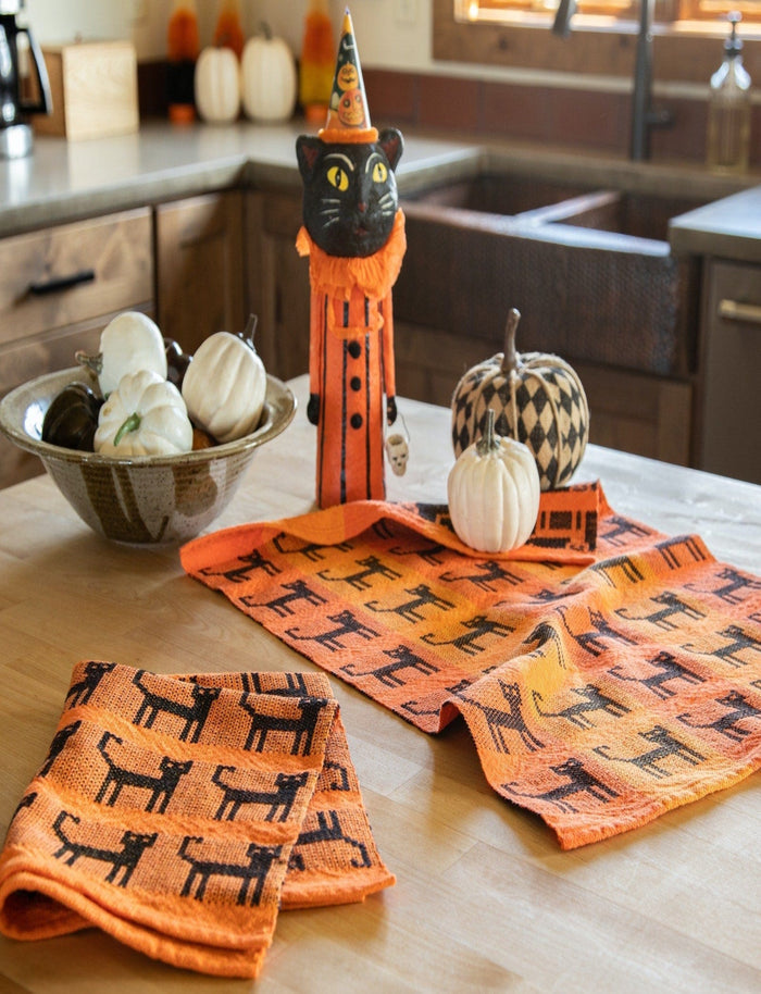 Black Cat Towels