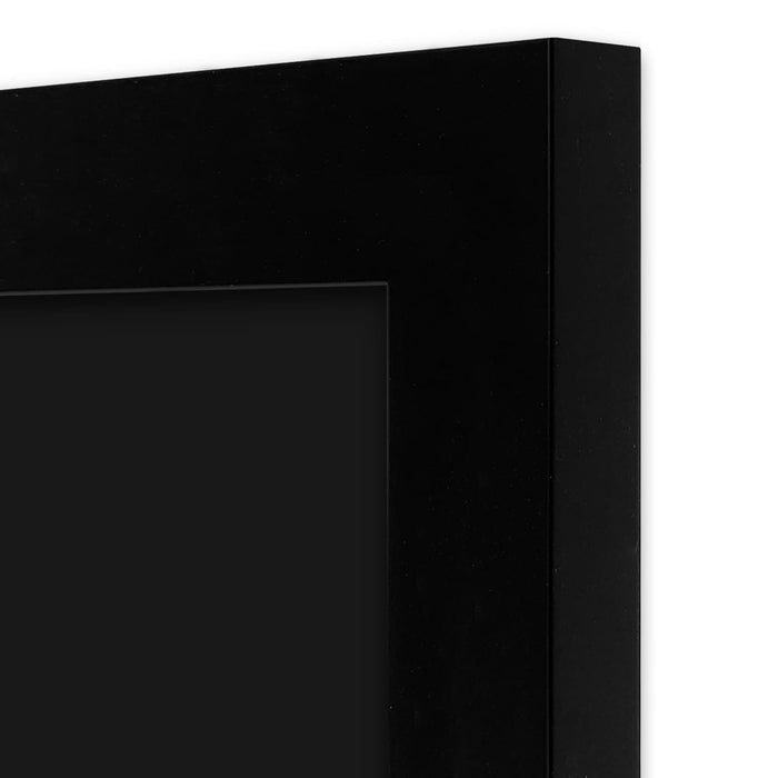 Black DIY Jersey Frame with Black Mat and Black Backing from our Australian Made Picture Frames collection by Profile Australia