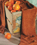 Blooming Leaf Chenille Scarf