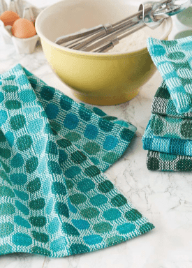 Circles & Checks Towels
