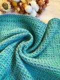 Color Fusion Waffle Weave Towel Pattern