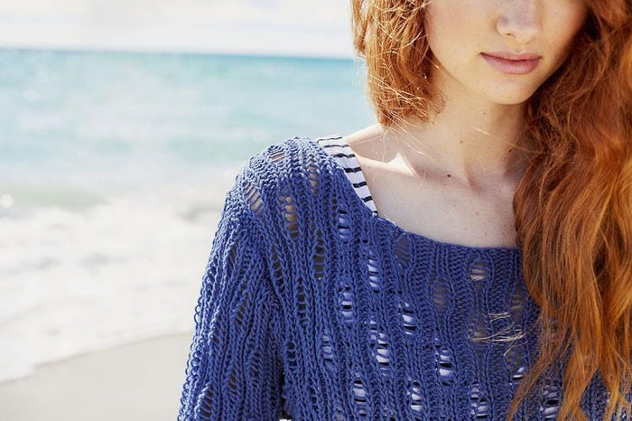 Drop-Stitch Pullover (Knit)