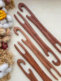 Ergonomic Wooden Weaving Shuttle