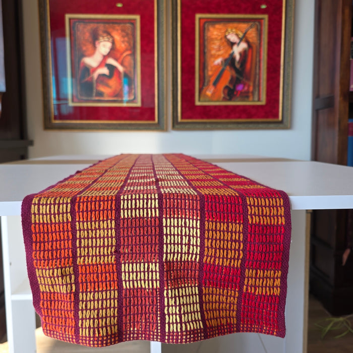 Falling Leaves Runner Yarn Pack for Class with The Rogue Weaver