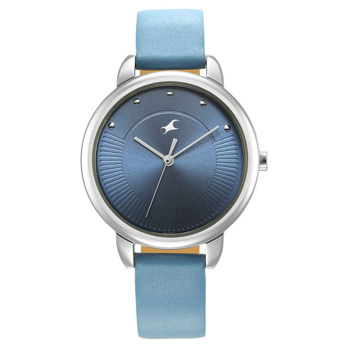 Fastrack Analog Blue Dial Women's Watch-6282SL01, Blue, strap