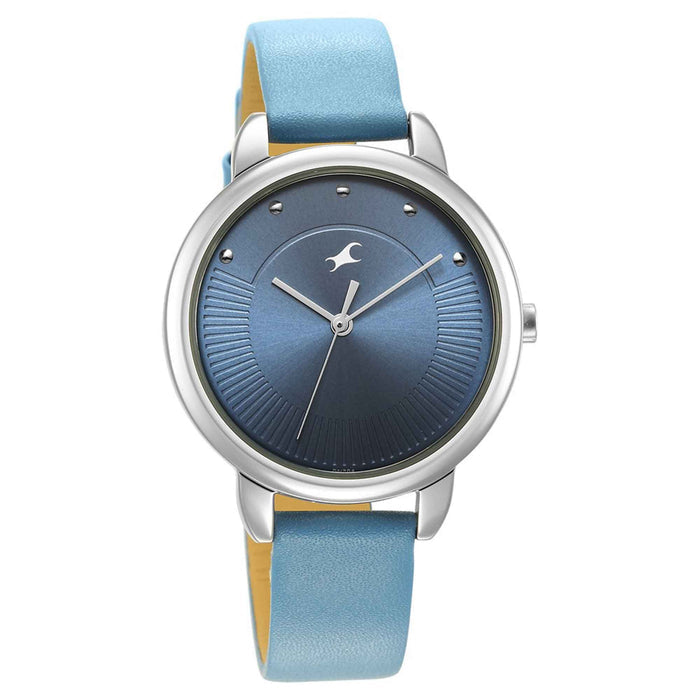 Fastrack Analog Blue Dial Women's Watch-6282SL01, Blue, strap