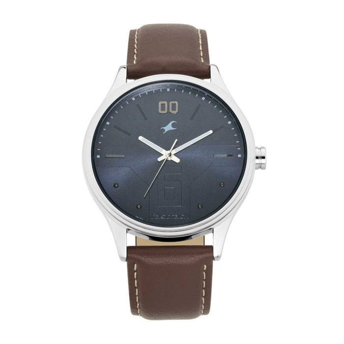 Fastrack Bare Basics Analog Blue Dial Men's Watch-3247SL01/NP3247SL01, Blue, strap, Blue, strap