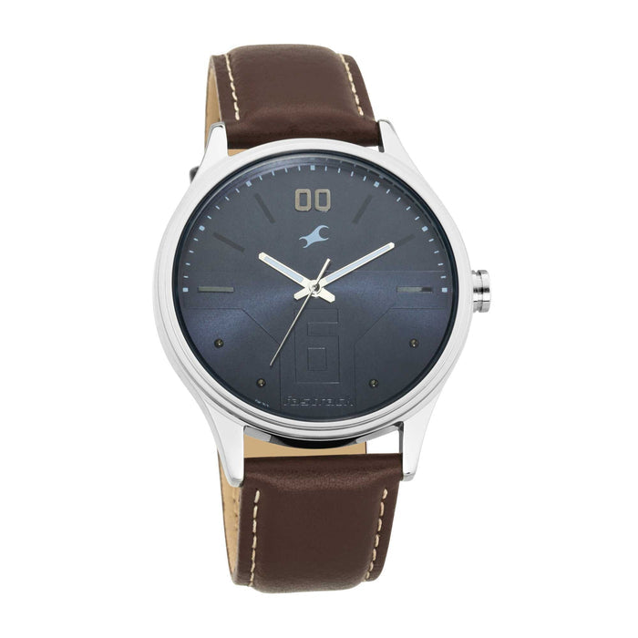 Fastrack Bare Basics Analog Blue Dial Men's Watch-3247SL01/NP3247SL01, Blue, strap, Blue, strap