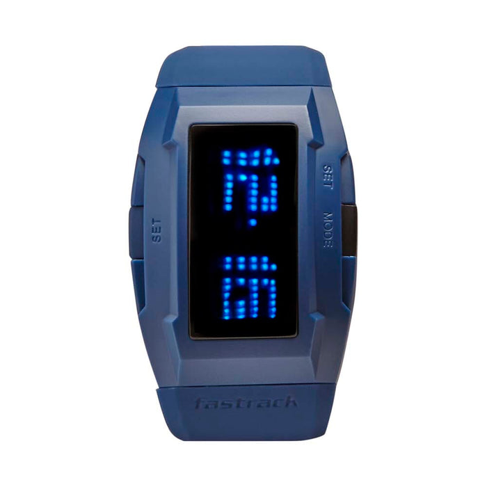 Fastrack Black Dial Digital Watch for Men 38014PP02