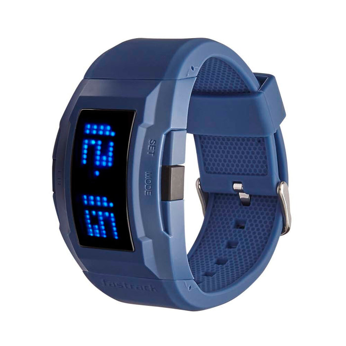 Fastrack Black Dial Digital Watch for Men 38014PP02