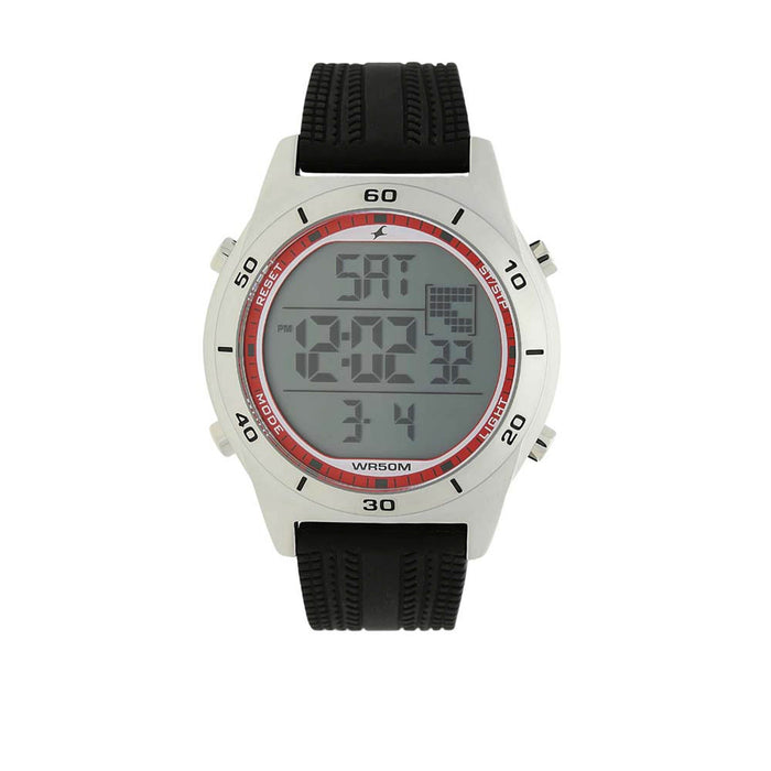 Fastrack Black Strap Digital Watch for Men