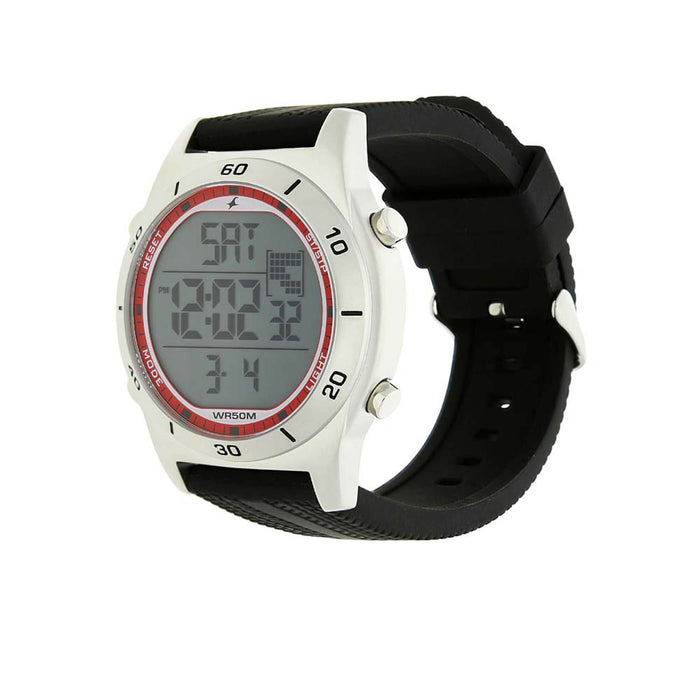 Fastrack Black Strap Digital Watch for Men