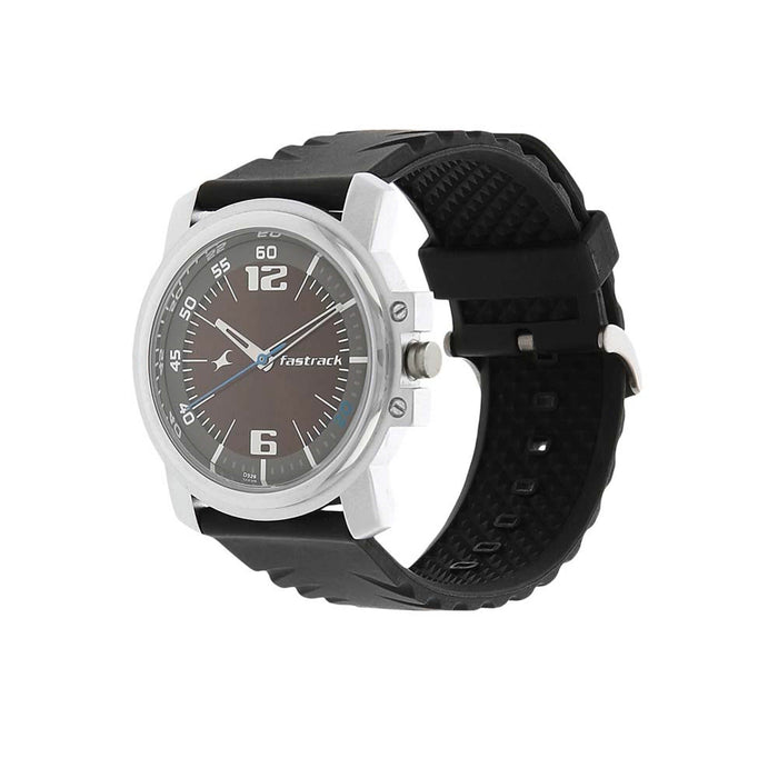 Fastrack Brown Dial Analog Watch for Men 3039SP02
