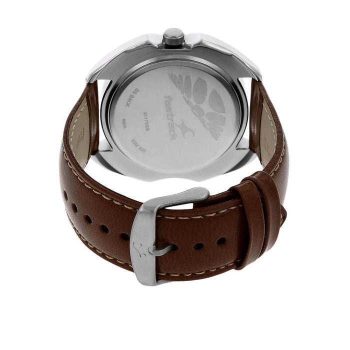 Fastrack Casual Analog Silver Dial Men's Watch-NM3117SL01 / NL3117SL01/NP3117SL01, strap
