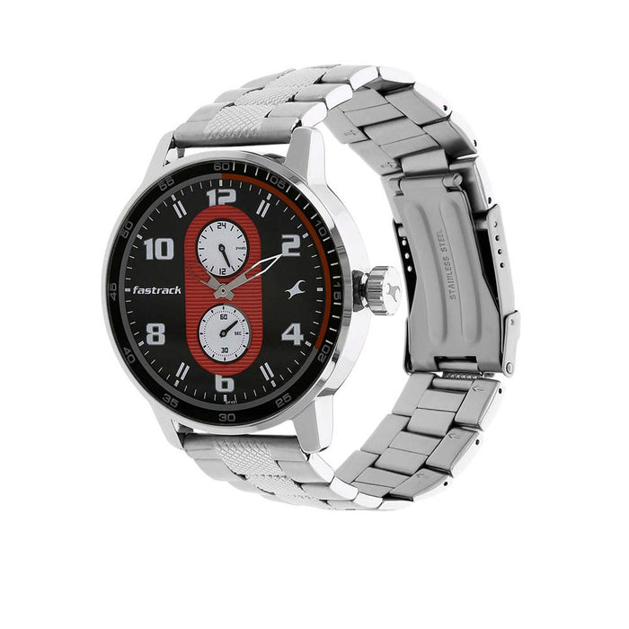 Fastrack Grey Dial Analog Watch for Men 3159SM01