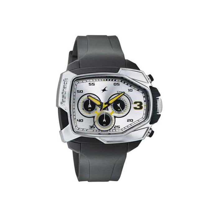 Fastrack Grey Dial Chronograph Watch for Men 38005PP01