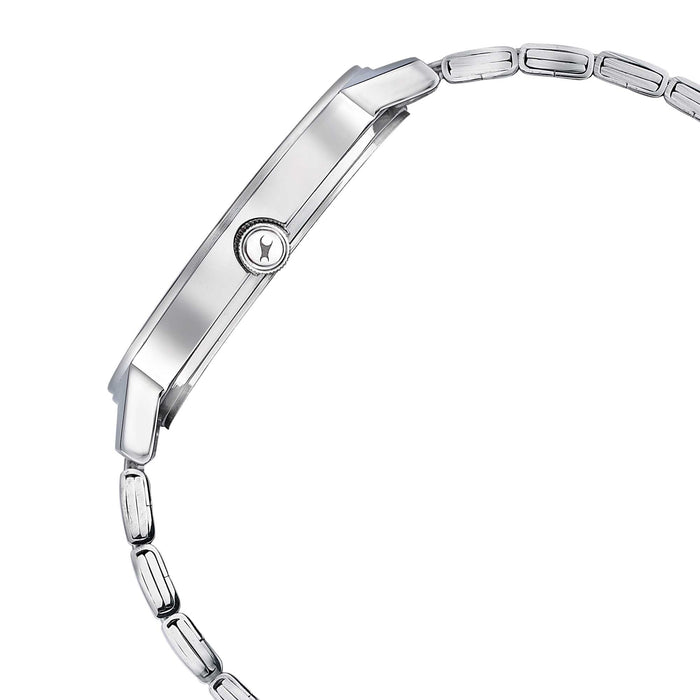 Fastrack Mens 43 mm Dial It Up Silver Dial Stainless Steel Analog Watch - 3238SM01