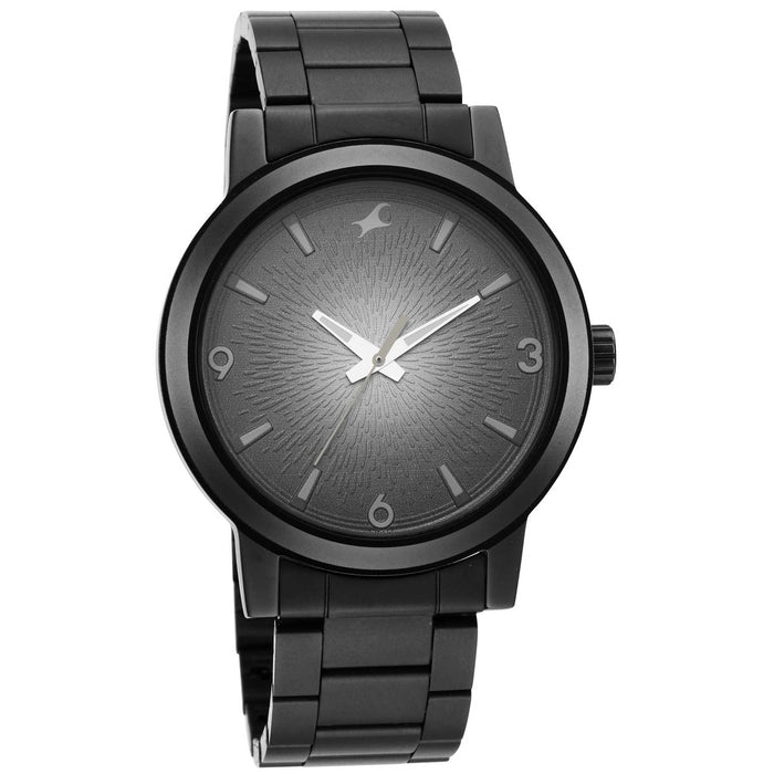 Fastrack Men's Quartz Watch with Analog Display and Stainless Steel Bracelet 3245NM02