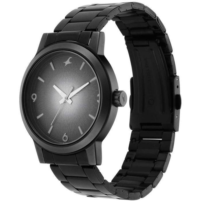 Fastrack Men's Quartz Watch with Analog Display and Stainless Steel Bracelet 3245NM02