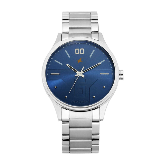 Fastrack Men's Quartz Watch with Analog Display and Stainless Steel Bracelet 3247SM01