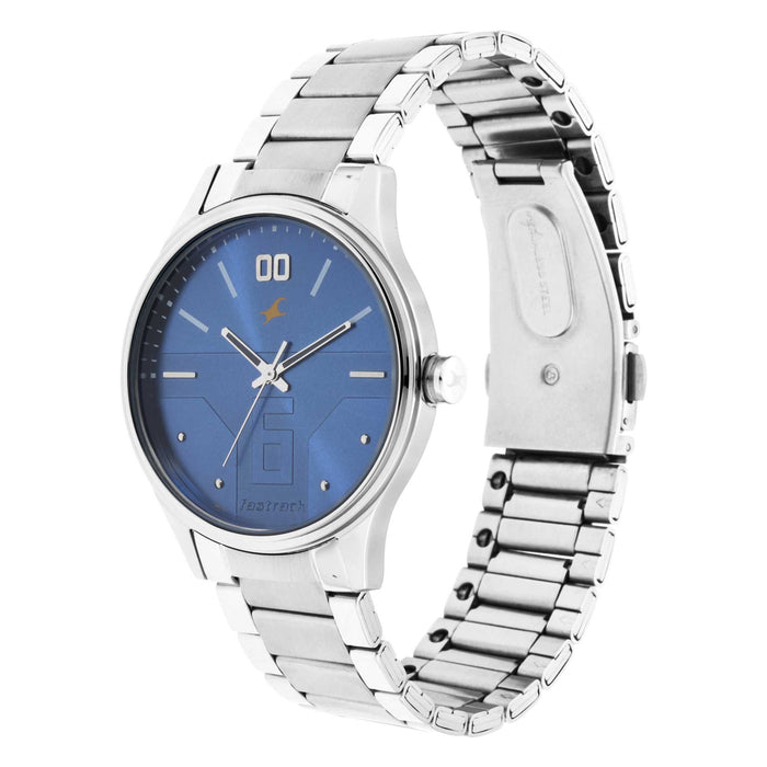 Fastrack Men's Quartz Watch with Analog Display and Stainless Steel Bracelet 3247SM01