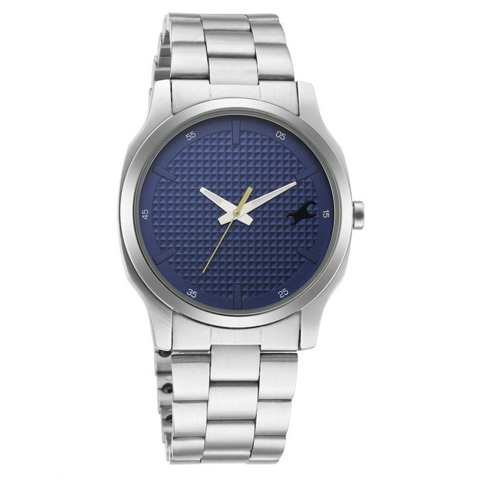 Fastrack Men's Quartz Watch with Analog Display and Stainless Steel Bracelet 3255SM01