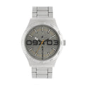 Fastrack Silver Dial Silver Stainless Steel Strap Watch 3183SM01