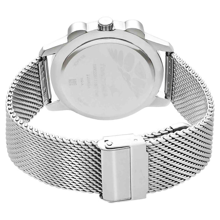 Fastrack Silver Dial Silver Stainless Steel Strap Watch 3188KM01