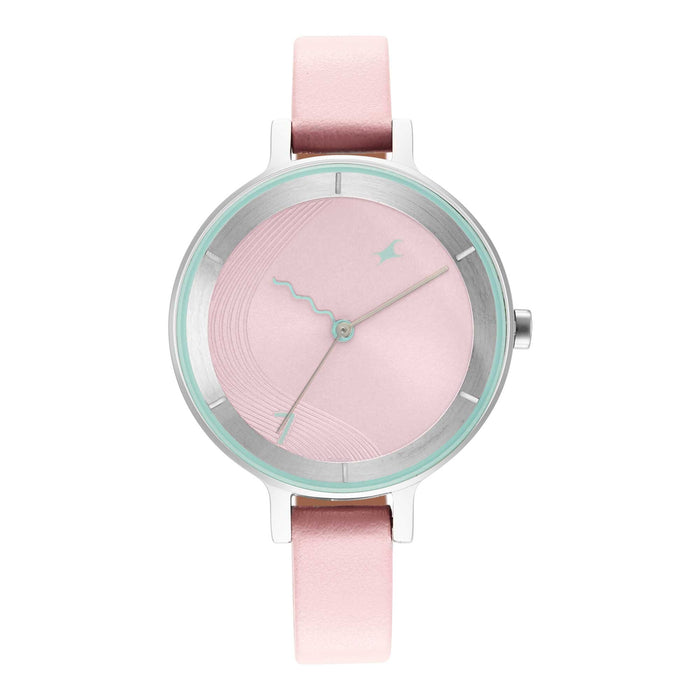 Fastrack Stunners 3.0 Analog Pink Dial Women's Watch-6266SL01, Pink, strap