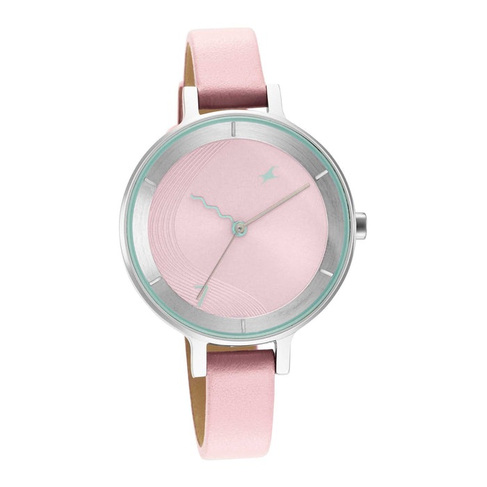 Fastrack Stunners 3.0 Analog Pink Dial Women's Watch-6266SL01, Pink, strap