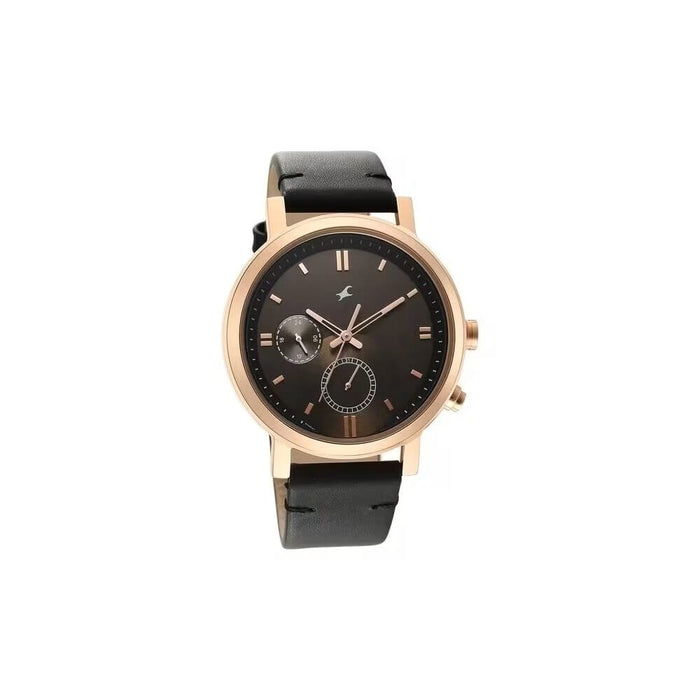 Fastrack Tick Tock Brown Dial Watch for man 3287WL02