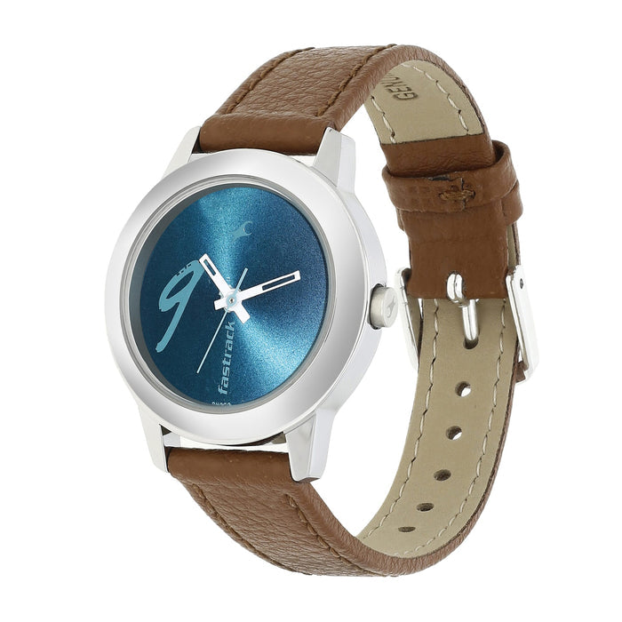 Fastrack Tropical Waters Green Dial Analog Watch for Women 68008SL05