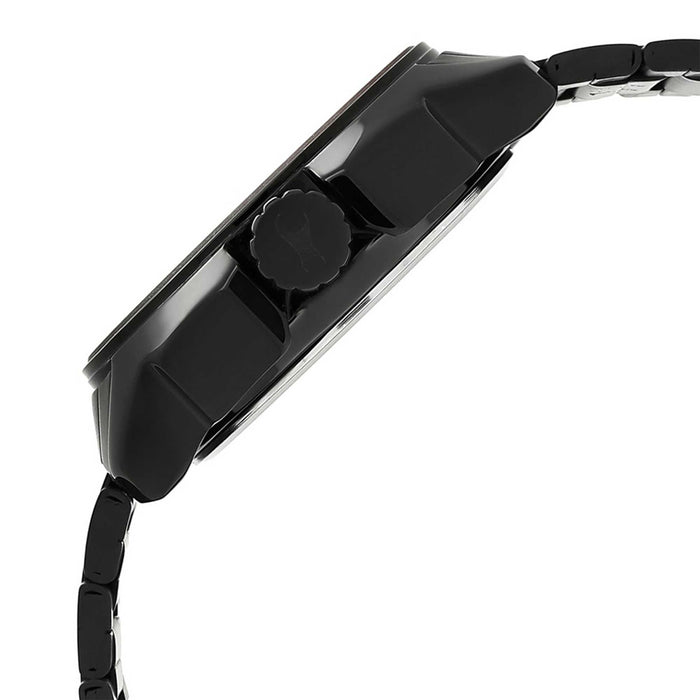 Fastrack Watch with Black Stainless Steel Strap for Guys 3089NM02, Black, bracelet