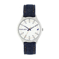 Fastrack White Dial Blue Denim Strap Watch 6180SL01