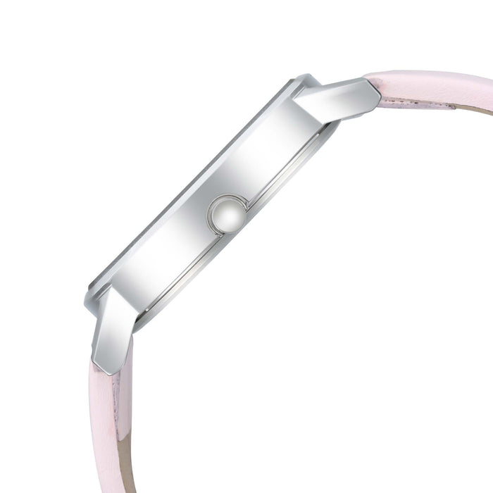 Fastrack Women Leather Pink Dial Analog Watch -Nr6172Sl03, Band Color-Pink