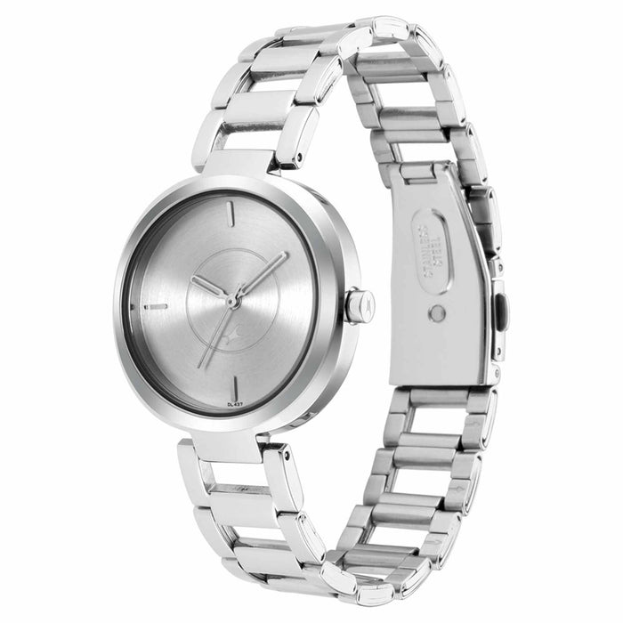 Fastrack Women's Casual Analog Silver Dial Watch-6247SM01
