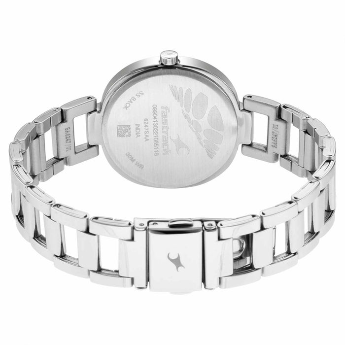 Fastrack Women's Casual Analog Silver Dial Watch-6247SM01