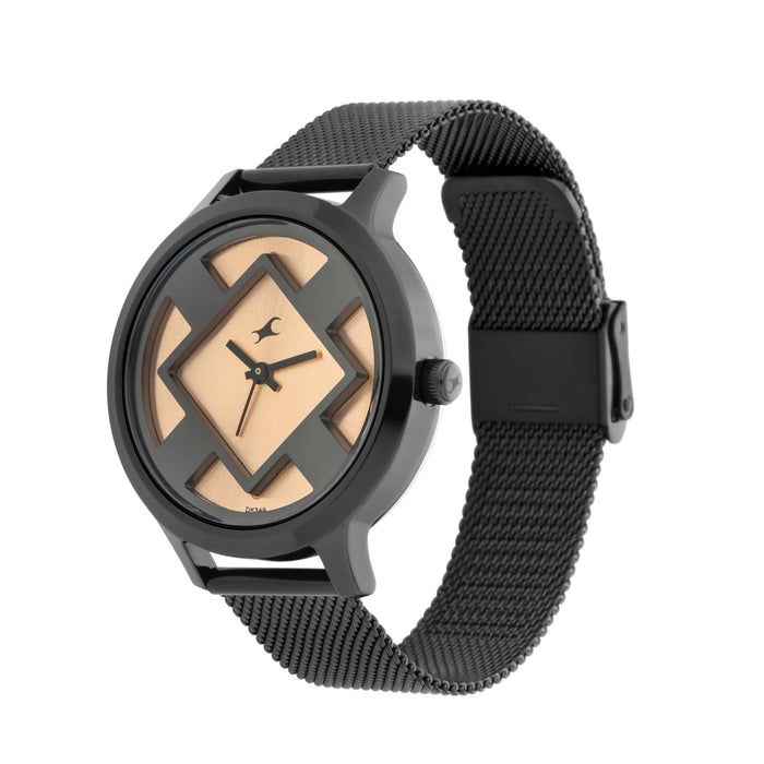 Fastrack x Ananya Panday-Fit Out Analog Blue Dial Women's Watch-NN6210NM01/NP6210NM01
