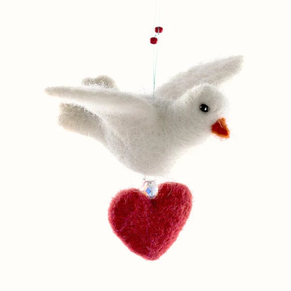 Felted Wool Dove