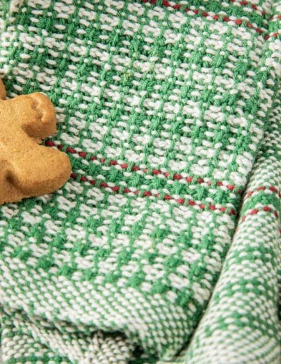 Gingerbread Dishcloths and Bin