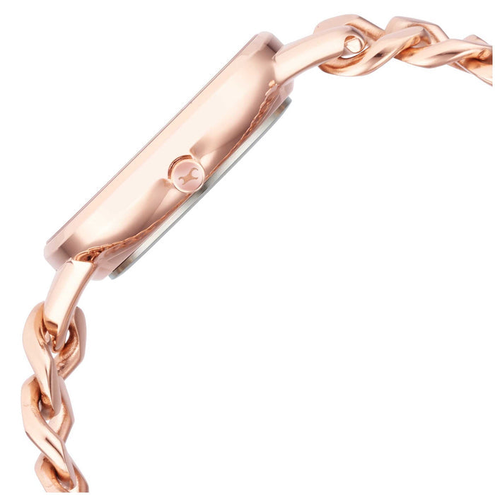 Glitch Rose Gold Dial Rose Gold Brass Strap Watch 68026WM01