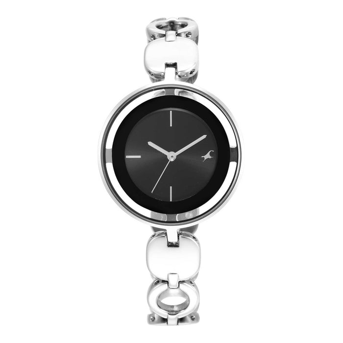 Glitch Silver Dial Silver Brass Strap Watch 6237SM01