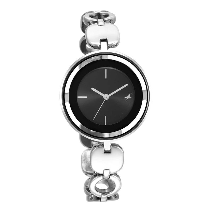 Glitch Silver Dial Silver Brass Strap Watch 6237SM01