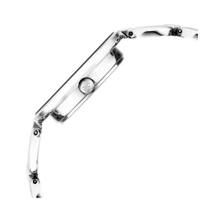 Glitch Silver Dial Silver Brass Strap Watch 6237SM01