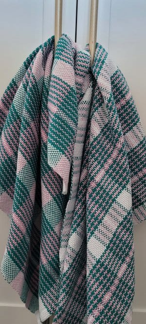 Houndstooth Plaid Tea Towels