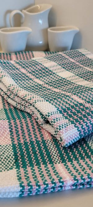 Houndstooth Plaid Tea Towels